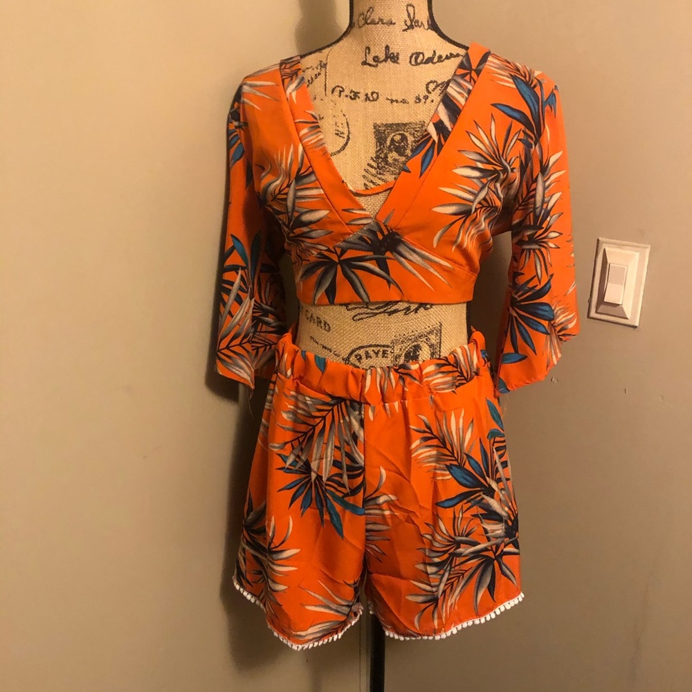 2 piece short set